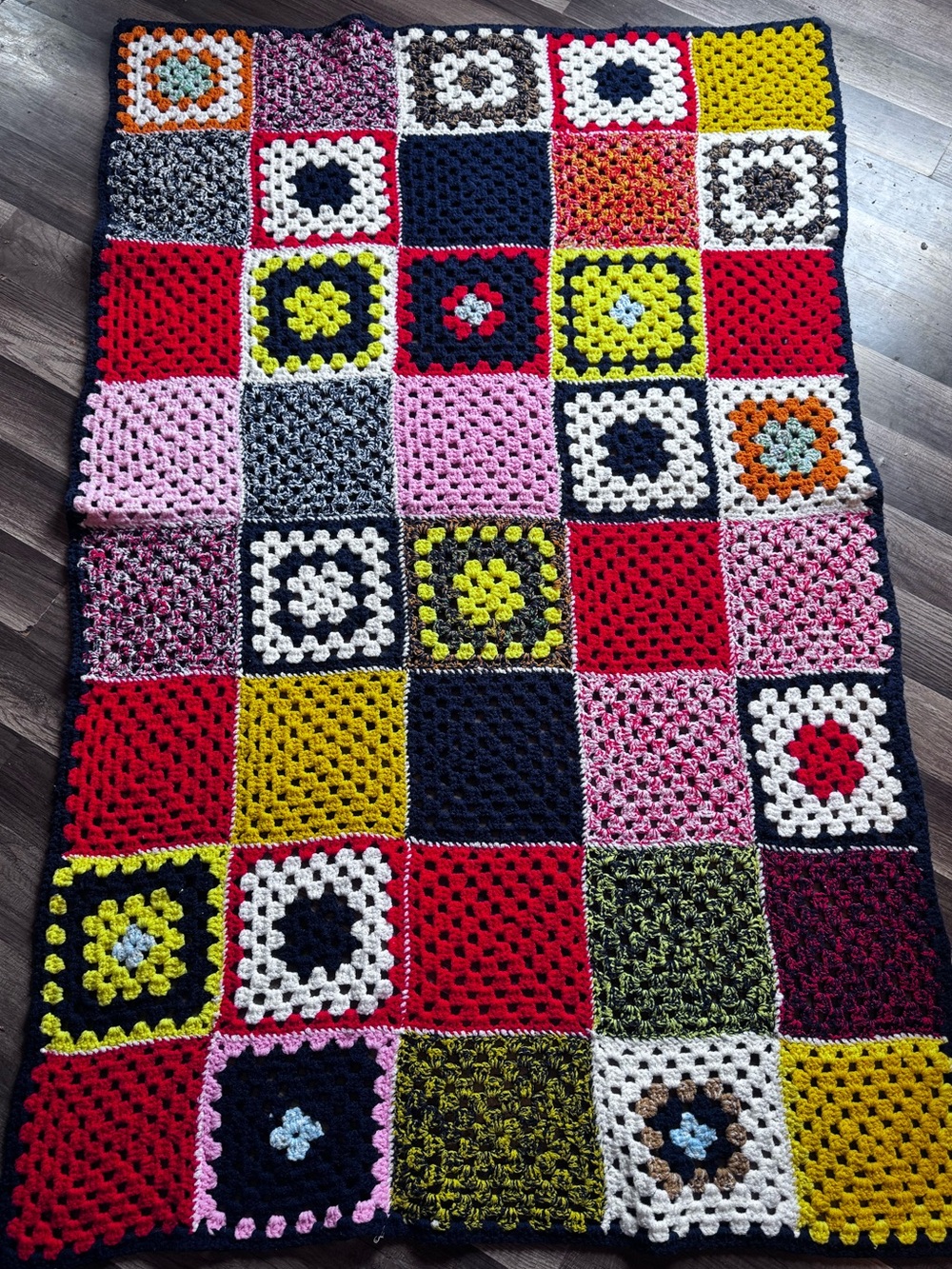 Vintage Afghan Throw